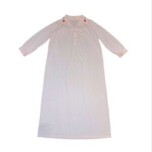Vintage Sears Embroidered Nightgown Large 38/40